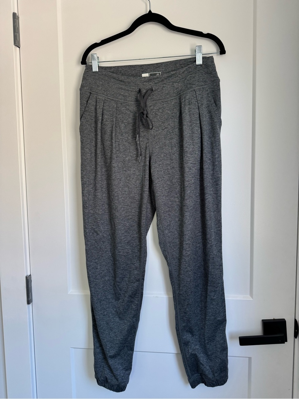 Gray Drawstring Jogger Pants